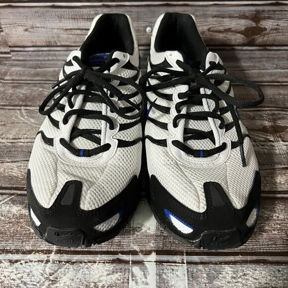 Men’s Size 9 Nike Air Max Torch 4 IV CW7026-100 white Hyper Blue - Picture 2 of 6